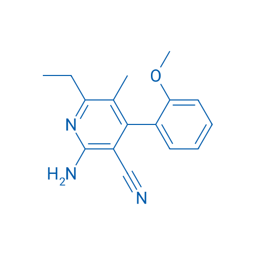 2-Amino-6-ethyl-4-(2-methoxyphenyl)-5-methylnicotinonitrile 1g