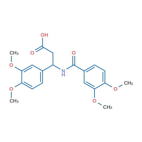 3-(3,4-Dimethoxybenzamido)-3-(3,4-dimethoxyphenyl)propanoic acid 1g