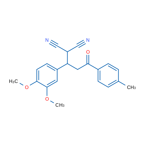 2-(1-(3,4-Dimethoxyphenyl)-3-oxo-3-(p-tolyl)propyl)malononitrile 1g