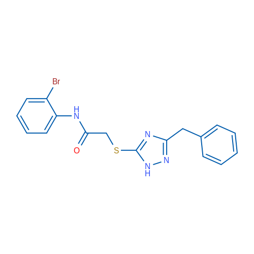 2-((3-Benzyl-1H-1,2,4-triazol-5-yl)thio)-N-(2-bromophenyl)acetamide 1g