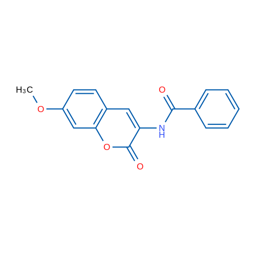 N-(7-Methoxy-2-oxo-2H-chromen-3-yl)benzamide 1g