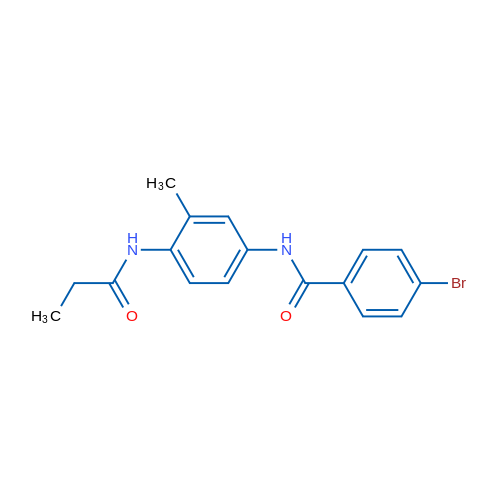 4-Bromo-N-(3-methyl-4-propionamidophenyl)benzamide 1g