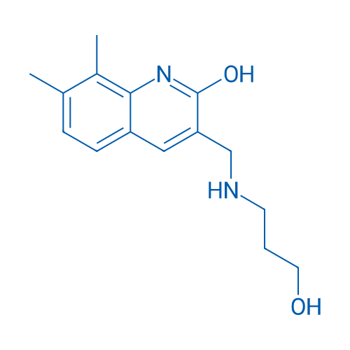 3-(((3-Hydroxypropyl)amino)methyl)-7,8-dimethylquinolin-2-ol 1g