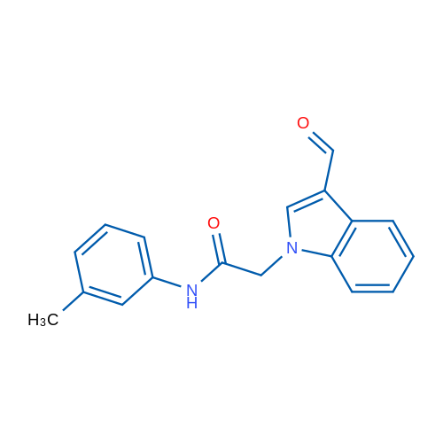 2-(3-Formyl-1H-indol-1-yl)-N-(m-tolyl)acetamide 1g