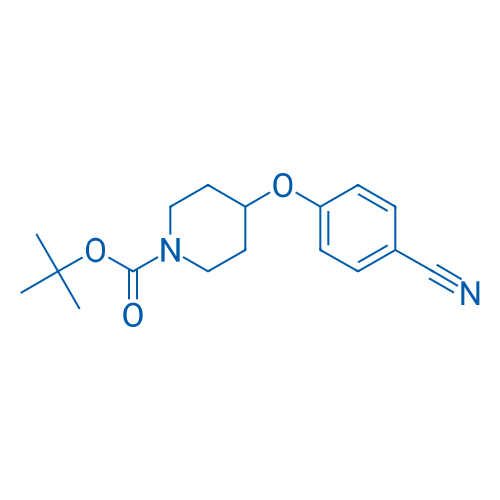 tert-Butyl 4-(4-cyanophenoxy)piperidine-1-carboxylate 1g