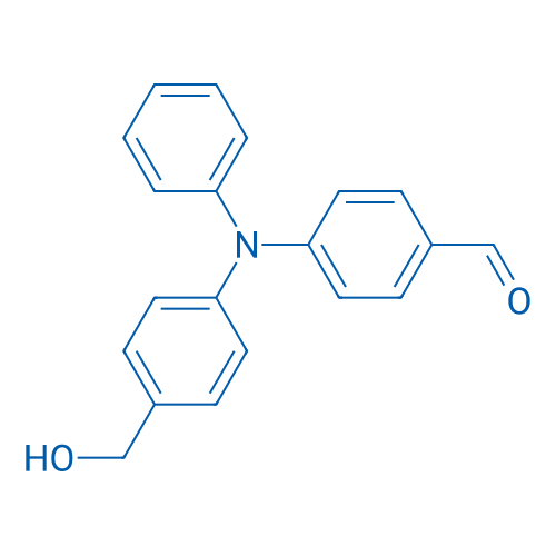 4-((4-(Hydroxymethyl)phenyl)(phenyl)amino)benzaldehyde 250mg