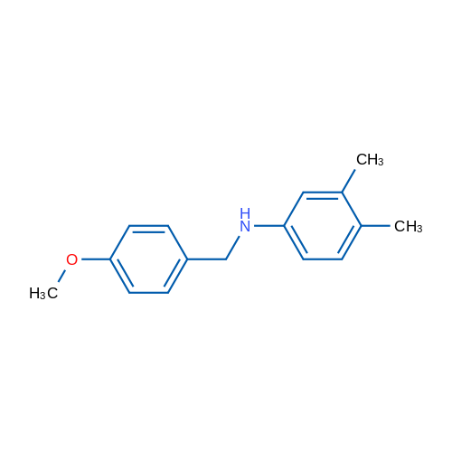 N-(4-Methoxybenzyl)-3,4-dimethylaniline 1g