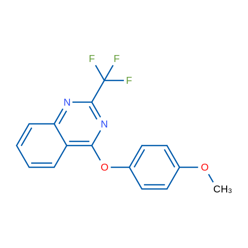 4-(4-Methoxyphenoxy)-2-(trifluoromethyl)quinazoline 1g