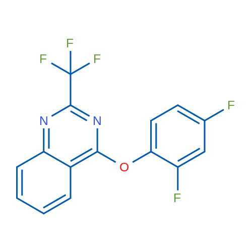 4-(2,4-Difluorophenoxy)-2-(trifluoromethyl)quinazoline 1g