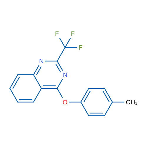 4-(4-Methylphenoxy)-2-(trifluoromethyl)quinazoline 1g
