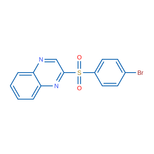 2-(4-Bromobenzenesulfonyl)quinoxaline 1g
