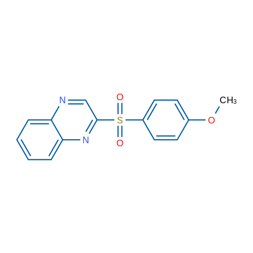 2-(4-Methoxybenzenesulfonyl)quinoxaline 1g