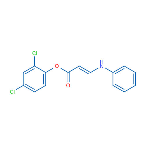 2,4-Dichlorophenyl (2E)-3-(phenylamino)prop-2-enoate 1g