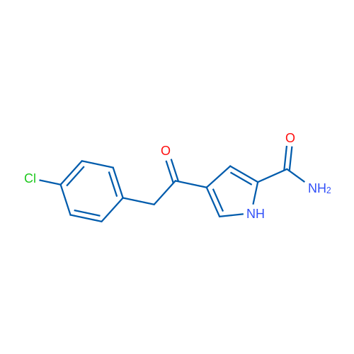 4-(2-(4-Chlorophenyl)acetyl)-1H-pyrrole-2-carboxamide 1g