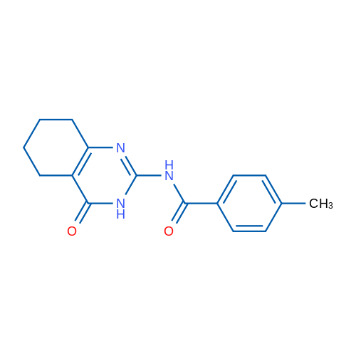 4-Methyl-N-(4-oxo-3,4,5,6,7,8-hexahydroquinazolin-2-yl)benzamide 1g