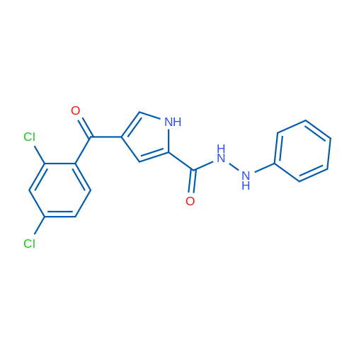 4-(2,4-Dichlorobenzoyl)-N'-phenyl-1H-pyrrole-2-carbohydrazide 1g