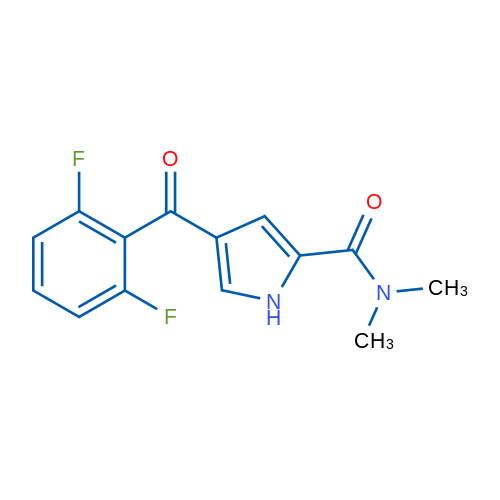 4-(2,6-Difluorobenzoyl)-N,N-dimethyl-1H-pyrrole-2-carboxamide 1g