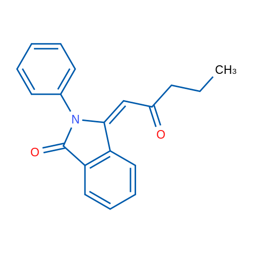 (3E)-3-(2-Oxopentylidene)-2-phenyl-2,3-dihydro-1H-isoindol-1-one 1g