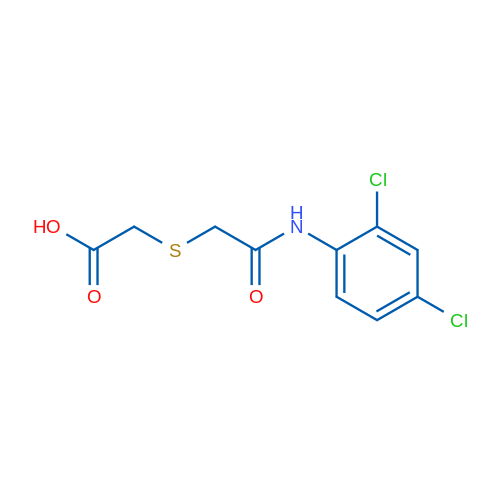 2-((2-((2,4-Dichlorophenyl)amino)-2-oxoethyl)thio)acetic acid 1g