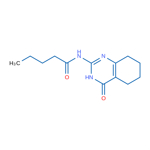 N-(4-Oxo-3,4,5,6,7,8-hexahydroquinazolin-2-yl)pentanamide 1g
