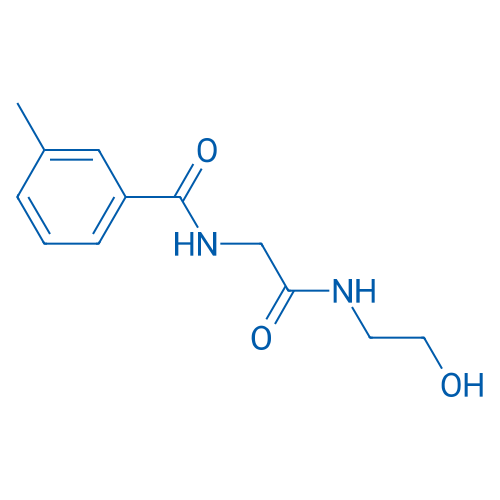 N-(2-((2-Hydroxyethyl)amino)-2-oxoethyl)-3-methylbenzamide 1g