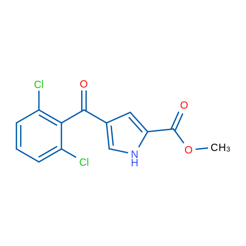 Methyl 4-(2,6-dichlorobenzoyl)-1H-pyrrole-2-carboxylate 1g