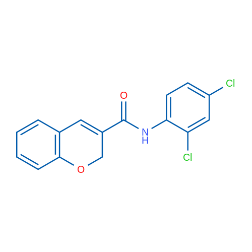 N-(2,4-Dichlorophenyl)-2H-chromene-3-carboxamide 1g