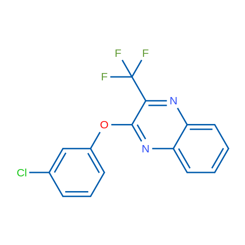2-(3-Chlorophenoxy)-3-(trifluoromethyl)quinoxaline 1g
