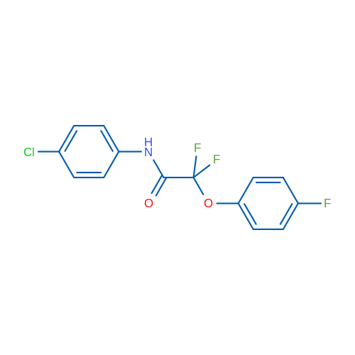 N-(4-Chlorophenyl)-2,2-difluoro-2-(4-fluorophenoxy)acetamide 1g