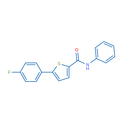 5-(4-Fluorophenyl)-N-phenylthiophene-2-carboxamide 1g