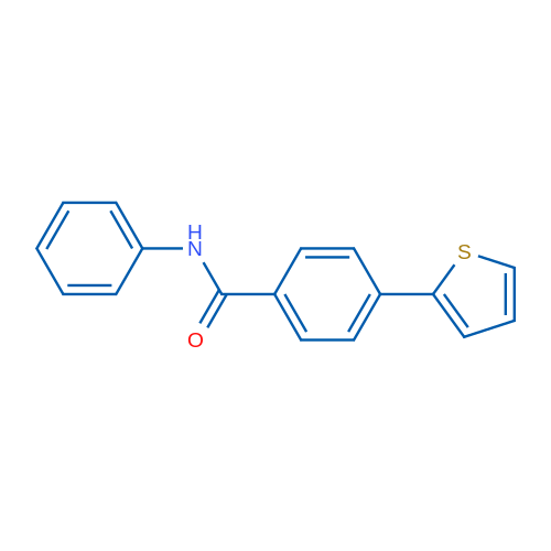 N-Phenyl-4-(thiophen-2-yl)benzamide 1g
