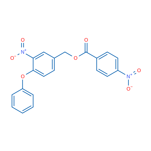 (3-Nitro-4-phenoxyphenyl)methyl 4-nitrobenzoate 1g