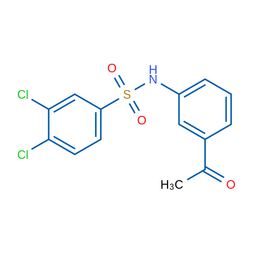 N-(3-Acetylphenyl)-3,4-dichlorobenzene-1-sulfonamide 1g