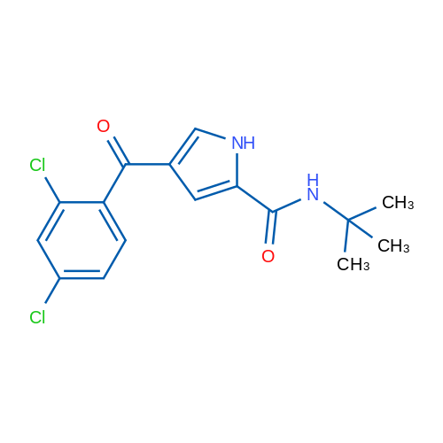 N-tert-Butyl-4-(2,4-dichlorobenzoyl)-1H-pyrrole-2-carboxamide 1g