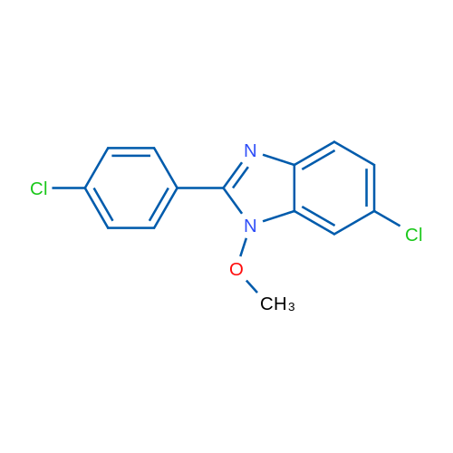 6-Chloro-2-(4-chlorophenyl)-1-methoxy-1H-1,3-benzodiazole 1g