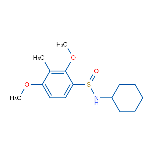 N-Cyclohexyl-2,4-dimethoxy-3-methylbenzene-1-sulfinamide 1g