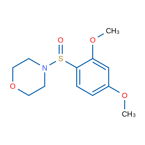 4-(2,4-Dimethoxybenzenesulfinyl)morpholine 1g