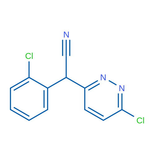 2-(2-Chlorophenyl)-2-(6-chloropyridazin-3-yl)acetonitrile 1g