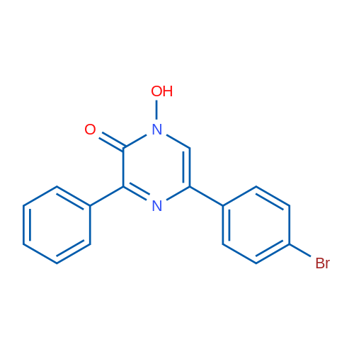 5-(4-Bromophenyl)-1-hydroxy-3-phenyl-1,2-dihydropyrazin-2-one 1g