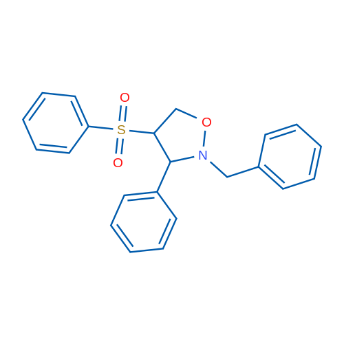 4-(Benzenesulfonyl)-2-benzyl-3-phenyl-1,2-oxazolidine 1g