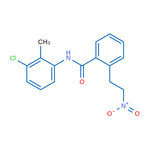N-(3-Chloro-2-methylphenyl)-2-(2-nitroethyl)benzamide 1g