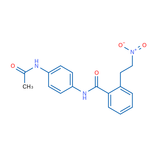 N-(4-Acetamidophenyl)-2-(2-nitroethyl)benzamide 1g