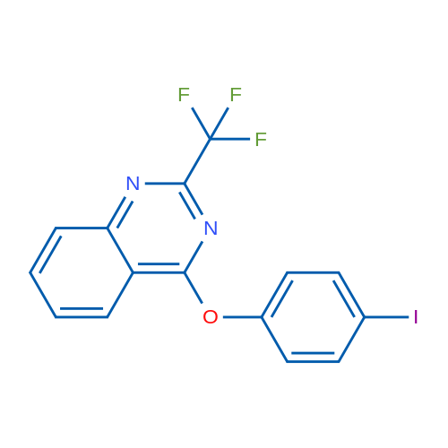4-(4-Iodophenoxy)-2-(trifluoromethyl)quinazoline 1g