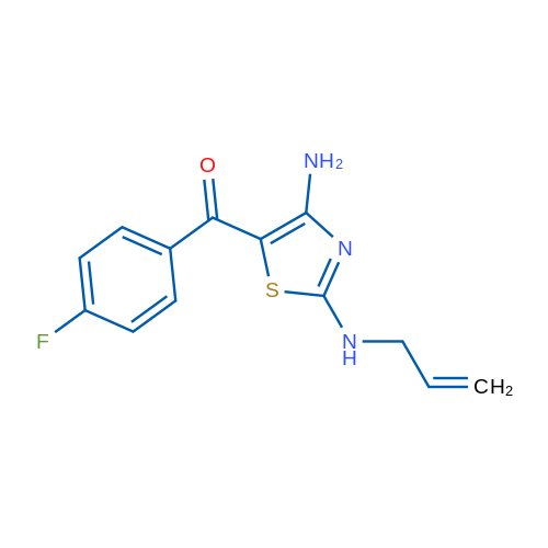 5-(4-Fluorobenzoyl)-N2-(prop-2-en-1-yl)-1,3-thiazole-2,4-diamine 1g