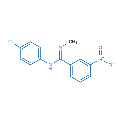 (E)-N-(4-Chlorophenyl)-N'-methyl-3-nitrobenzene-1-carboximidamide 1g