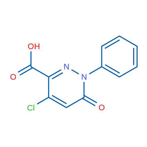 4-Chloro-6-oxo-1-phenyl-1,6-dihydropyridazine-3-carboxylic acid 1g