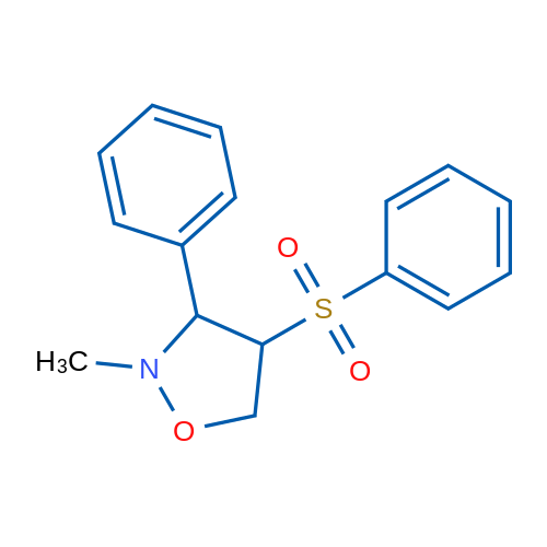 4-(Benzenesulfonyl)-2-methyl-3-phenyl-1,2-oxazolidine 1g