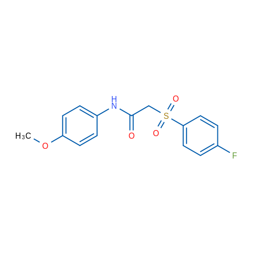2-(4-Fluorobenzenesulfonyl)-N-(4-methoxyphenyl)acetamide 1g