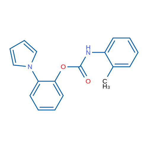 2-(1H-Pyrrol-1-yl)phenyl N-(2-methylphenyl)carbamate 1g