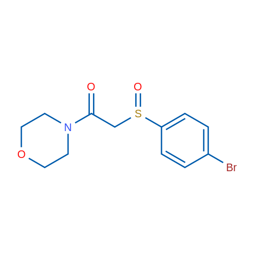 2-(4-Bromobenzenesulfinyl)-1-(morpholin-4-yl)ethan-1-one 1g
